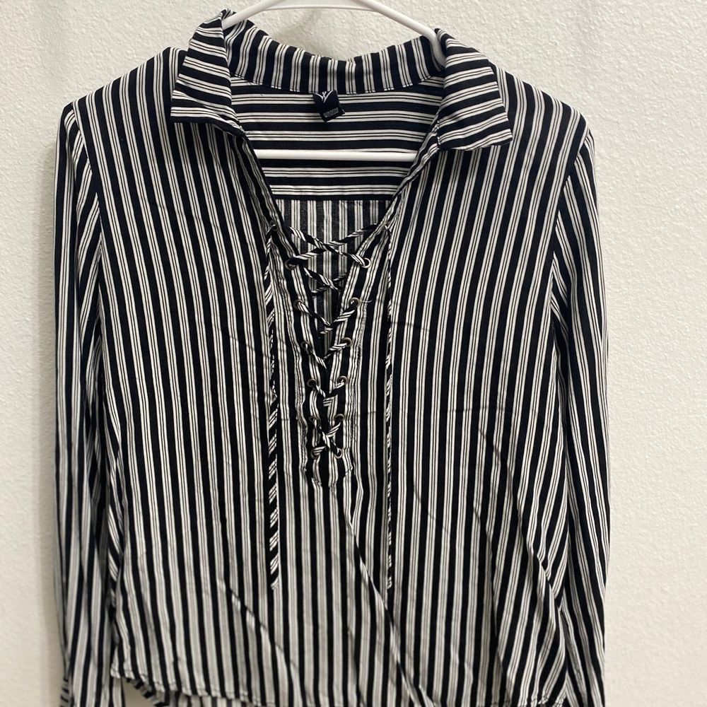 Flowy striped blouse